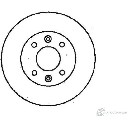 Тормозной диск Jurid 8XGDB 5 61314JC 561314JC 568224
