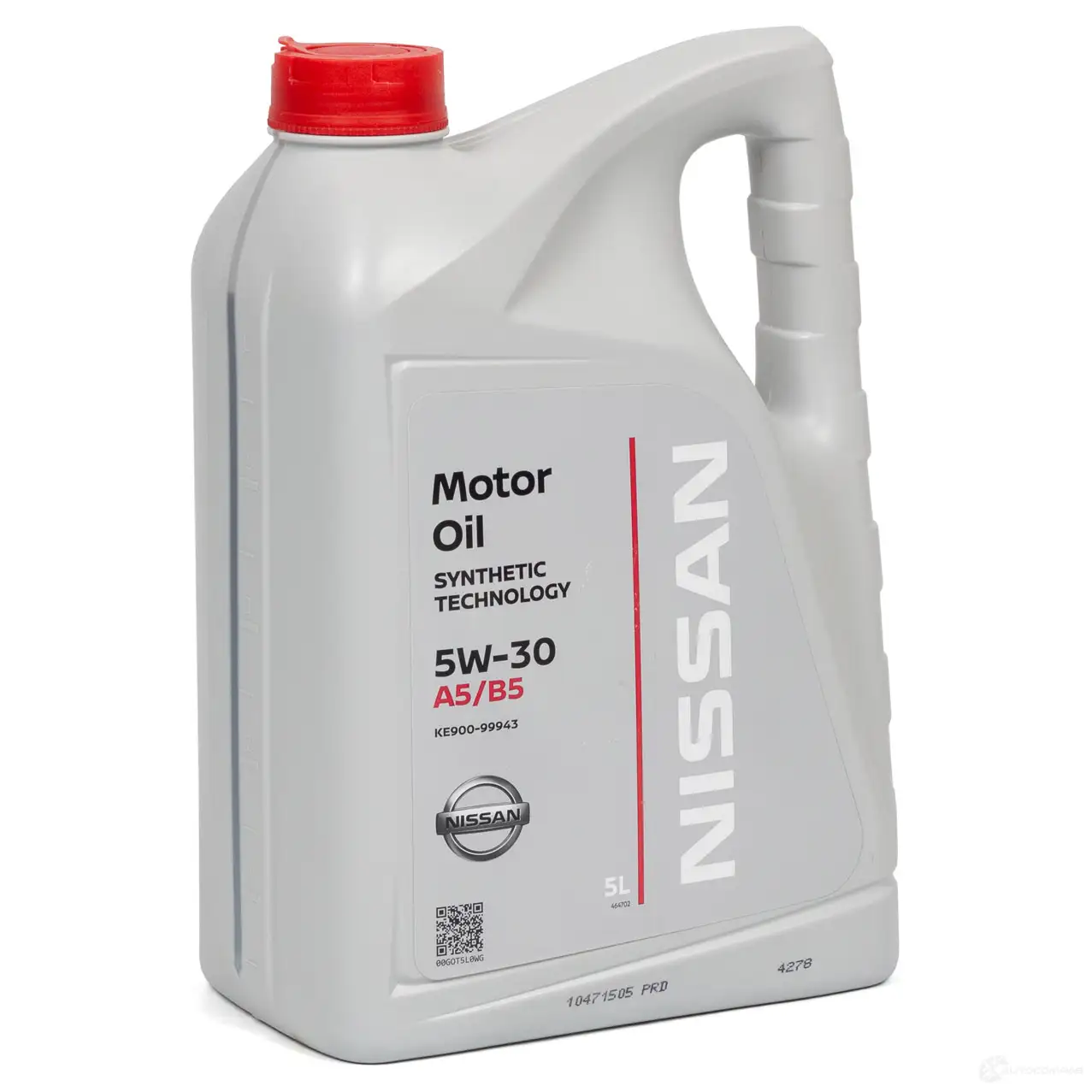 Моторное масло синтетическое Motor Oil API SL/CF SAE 5W-30, 5 л NISSAN/INFINITI 1436797340 XE9E R44 KE90099943 изображение 1