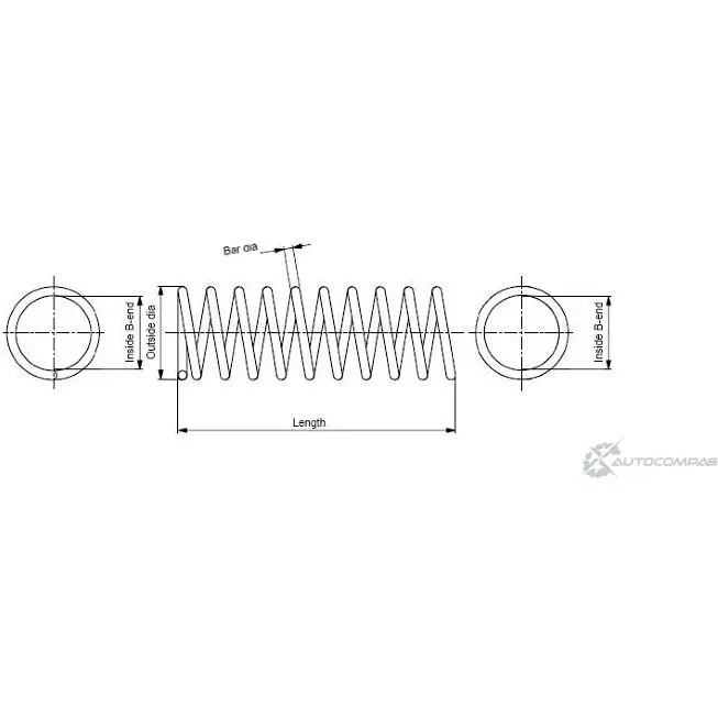 Пружина подвески MONROE SP2444 505417 HL9R CF 5412096154065