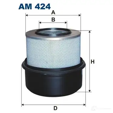 Воздушный фильтр FILTRON OI WSHI4 am424 2101393 5904608004246