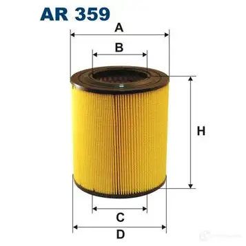 Воздушный фильтр FILTRON ar359 2102400 5904608003591 5UKJ4 N