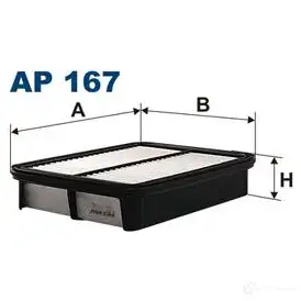 Воздушный фильтр FILTRON ap167 5904608001672 2102077 6R9G9T D