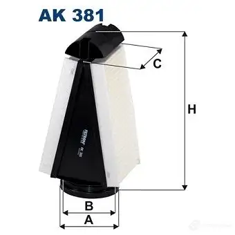 Воздушный фильтр FILTRON RVUX J ak381 1437408421