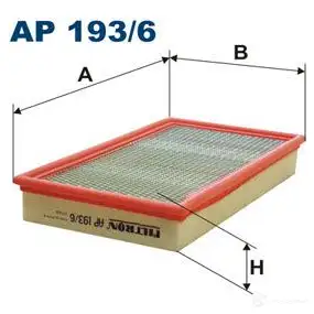 Воздушный фильтр FILTRON 9I2EHG W 2102197 5904608071934 ap1936 изображение 0