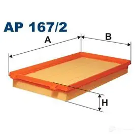 Воздушный фильтр FILTRON Z81 EK ap1672 5904608021670 2102079