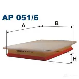 Воздушный фильтр FILTRON WH2G 7Q 2101663 5904608070517 ap0516