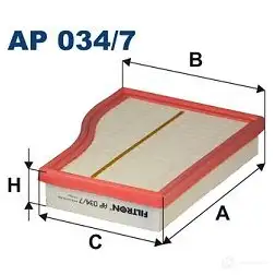 Воздушный фильтр FILTRON 1437416455 ap0347 S35 XV изображение 0