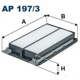 Воздушный фильтр FILTRON 5904608041975 1222033737 ap1973 QJ33G 6