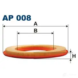 Воздушный фильтр FILTRON 5904608000088 ap008 2101550 2TQ 65A3