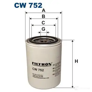 Фильтр охлаждающей жидкости FILTRON cw752 5904608007520 PY12 S 2102422