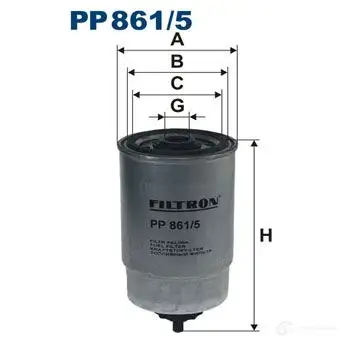 Топливный фильтр FILTRON 1FBP 2ZY pp8615 2103492 5904608068613