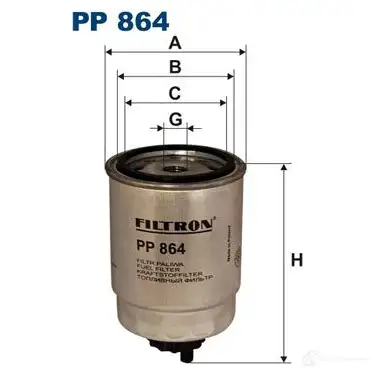 Топливный фильтр FILTRON pp864 5904608008640 2103498 RX RA0