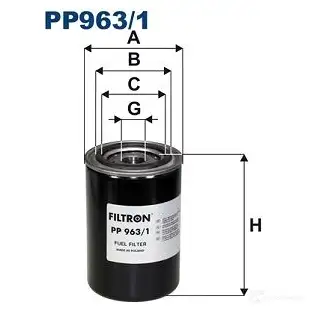 Топливный фильтр FILTRON pp9631 0JH 7Z93 2103622 5904608029638