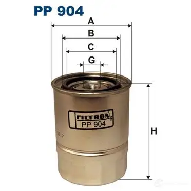 Топливный фильтр FILTRON CWCC F 2103552 5904608009043 pp904