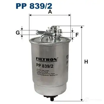 Топливный фильтр FILTRON MLG 92ZA 5904608028396 2103428 pp8392