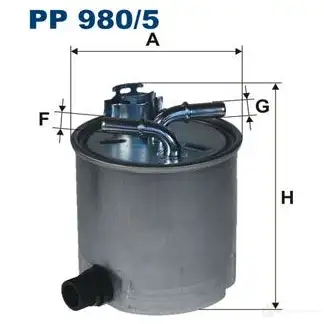 Топливный фильтр FILTRON 5904608069801 pp9805 ZGB5TD K 2103670 изображение 0