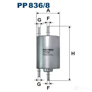 Топливный фильтр FILTRON IBET O7C 2103412 5904608098368 pp8368 изображение 0