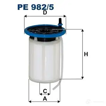 Топливный фильтр FILTRON 0NBGPU 0 pe9825 1301757534