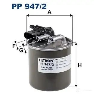 Топливный фильтр FILTRON pp9472 1222060655 GPPX T4 изображение 0