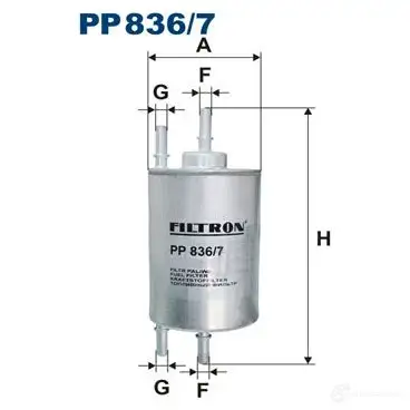 Топливный фильтр FILTRON 44R W4 pp8367 6227082 5904608088369