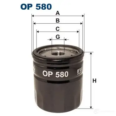 Масляный фильтр FILTRON op580 2103164 R3298S 4 5904608005809 изображение 0