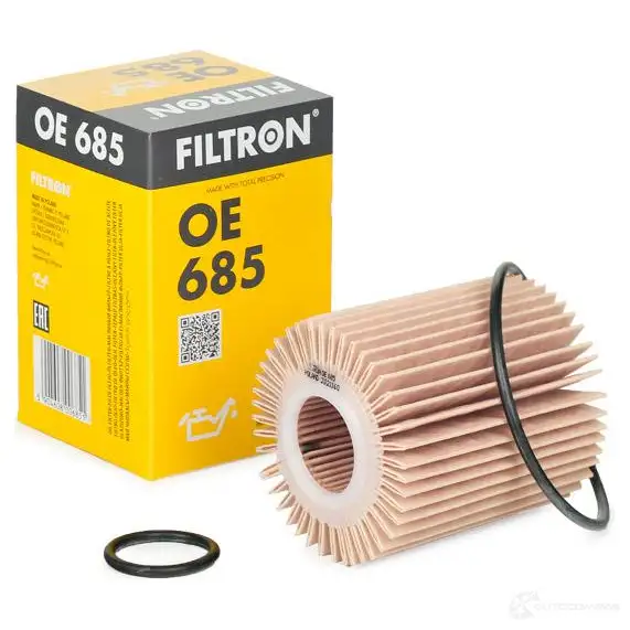 Масляный фильтр FILTRON U2 E04 oe685 5904608006851 2103002 изображение 1