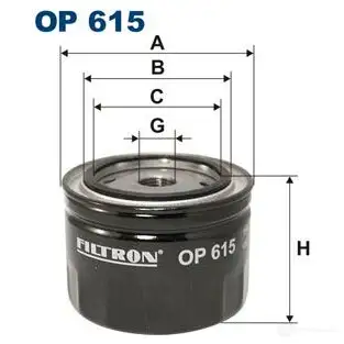 Масляный фильтр FILTRON op615 5904608006158 PRV DRI 2103208