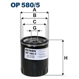 Масляный фильтр FILTRON op5805 2103168 89HH 7 5904608065803