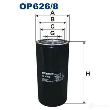 Масляный фильтр FILTRON 2103233 op6268 TX IFZW 5904608096265