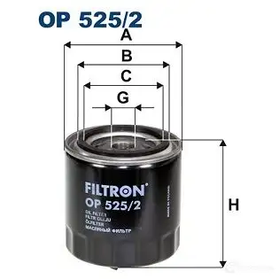 Масляный фильтр FILTRON GRAM 8Q2 op5252 2103080 5904608025258 изображение 0