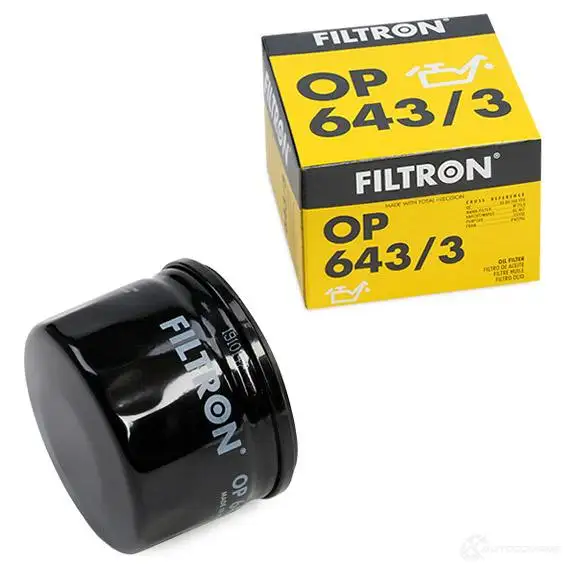 Масляный фильтр FILTRON 2103264 PKVQW 5D 5904608026439 op6433 изображение 1