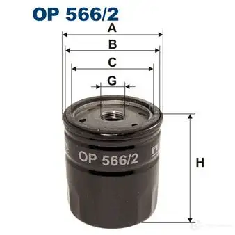 Масляный фильтр FILTRON 2103142 op5662 R9S2V Z8 5904608075666