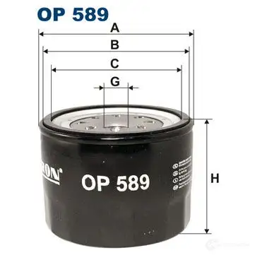 Масляный фильтр FILTRON op589 2103184 YX1 SX 5904608005892