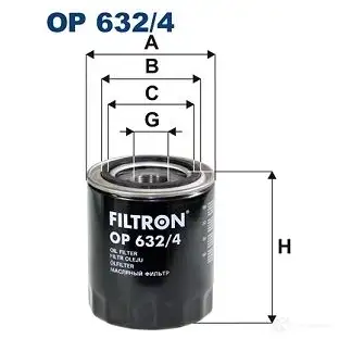 Масляный фильтр FILTRON op6324 2103243 5904608056320 H0KO UB изображение 0