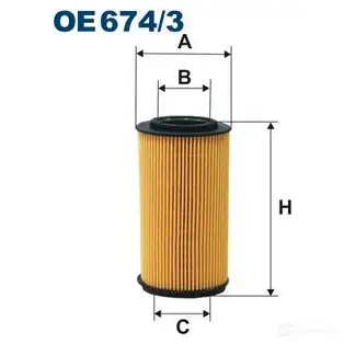 Масляный фильтр FILTRON 5904608046741 oe6743 2102972 T4 5DJ