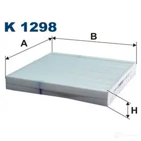 Салонный фильтр FILTRON k1298 ET0O 64E 2102785 5904608802989 изображение 0