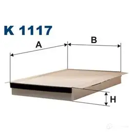 Салонный фильтр FILTRON QIP GHX k1117 5904608101174 2102571