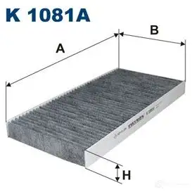 Салонный фильтр FILTRON V A1OB k1081a 5904608800817 2102528