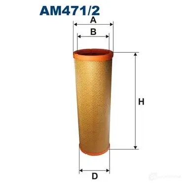 Вторичный воздушный фильтр FILTRON am4712 DZB 8C92 2101511 5904608034717 изображение 0