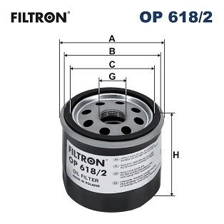 Масляный фильтр FILTRON OP6182 1440019632 F OQ98M изображение 0