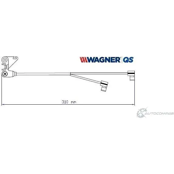Датчик износа тормозных колодок Wagner 587060W 3419480 A8 4AC T2AJRS