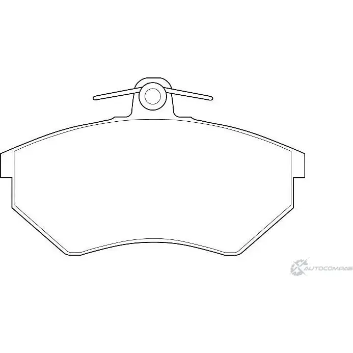 Тормозные колодки, дисковые, комплект Wagner 3419494 08I9PL 1UIR G WBP20168A изображение 0