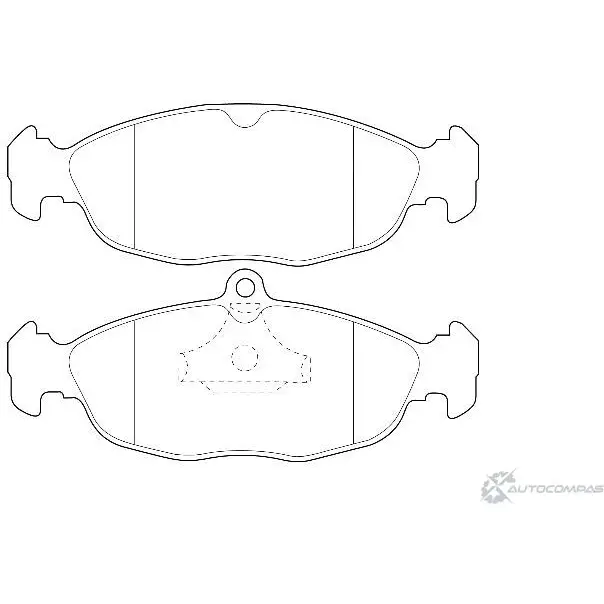 Тормозные колодки, дисковые, комплект Wagner 3419516 PGALN R4 DG6UJ WBP20547A