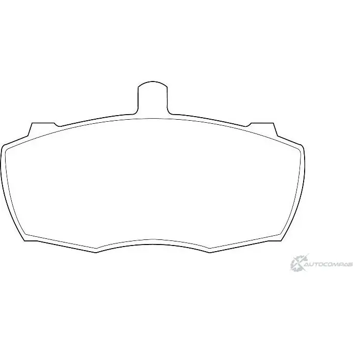 Тормозные колодки, дисковые, комплект Wagner 3419557 DO85TG WBP20904A VX4 1QV изображение 0