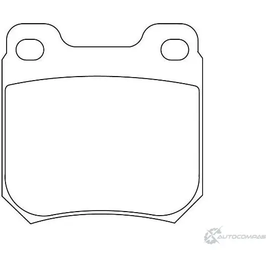 Тормозные колодки, дисковые, комплект Wagner WBP21050A 7YI D06 3419590 VNGN8QL