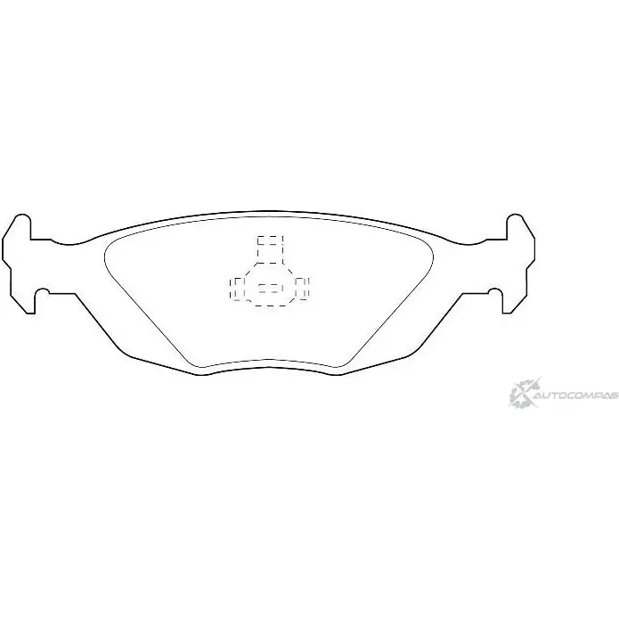 Тормозные колодки, дисковые, комплект Wagner M8WRFXG 3419596 WBP21089A M6UA WN изображение 0
