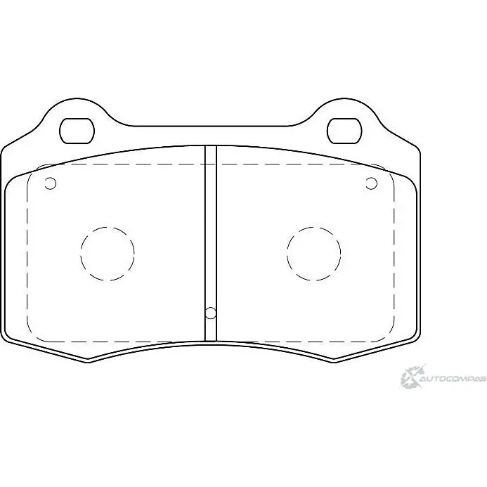 Тормозные колодки, дисковые, комплект Wagner WBP21381B DONU99 3419652 FI LW1