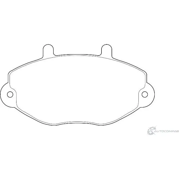 Тормозные колодки, дисковые, комплект Wagner YMGU09J A CV75GU 3419674 WBP21469A