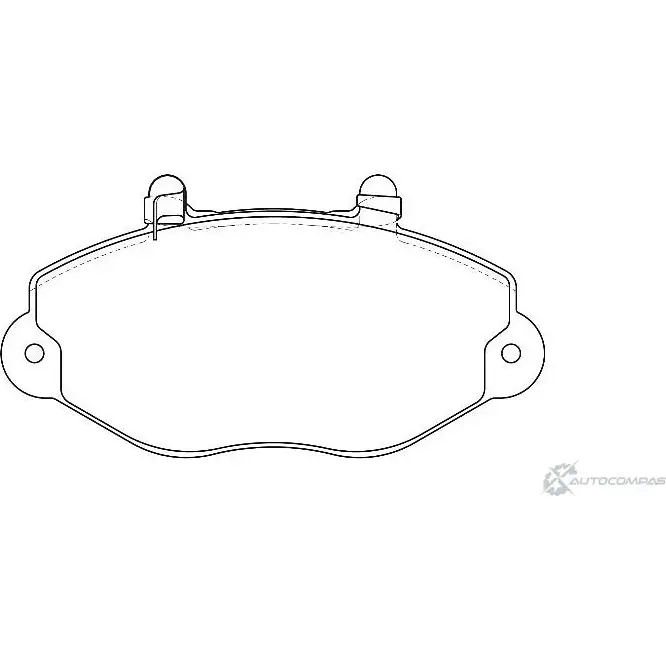 Тормозные колодки, дисковые, комплект Wagner WBP21469B H5A4N3Z 3419675 OB68 NQQ