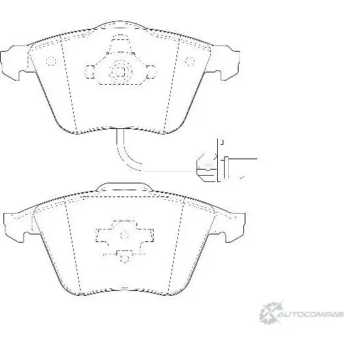 Тормозные колодки, дисковые, комплект Wagner JDQYL 4ND 3QJ WBP23762A 3420024 изображение 0